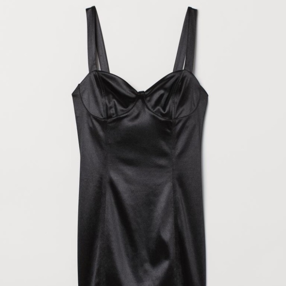 NWT satin-like mini dress
